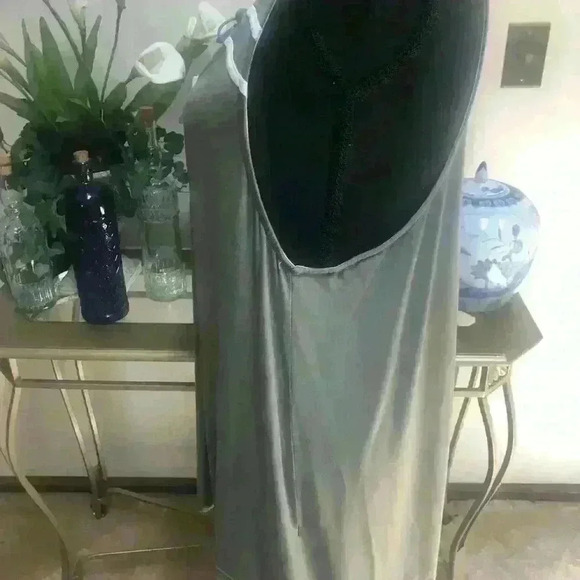 POL SLEEVELESS OLIVE GREEN SUMMER RACER BACK STRIPE TANK TOP SIZE MED💚 - Picture 6 of 12